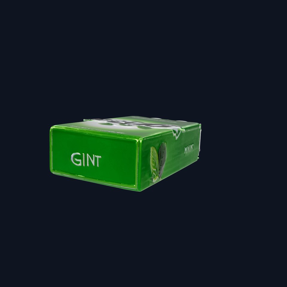 Minty Fresh Gum Pack Compact Model Pack
